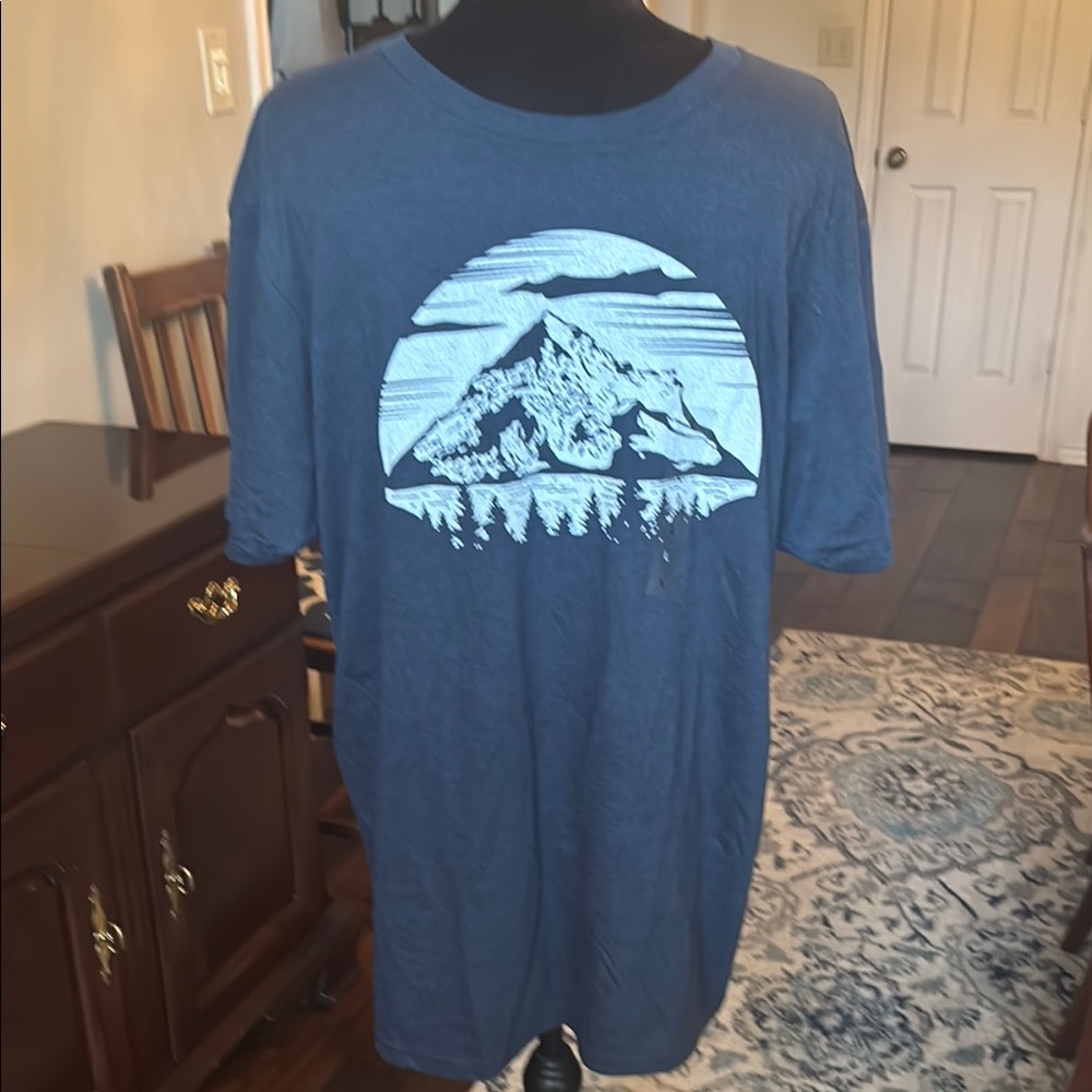 Sonoma Navy Mountain Graphic Tee